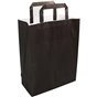 Paper carrying Bags Black 22x10x28mm - Horecavoordeel.com