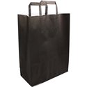 Paper carrying Bags Black 26x12x35cm - Horecavoordeel.com