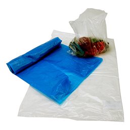 Polyethylene bags 43x75cm Transparent 80my - Horecavoordeel.com