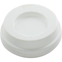 Deksels Wit voor Koffiebekers To Go 4oz Ø 63mm (Klein-verpakking) Horecavoordeel.com