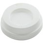 Deksels Wit voor Koffiebekers To Go 4oz Ø 63mm (Klein-verpakking) Horecavoordeel.com