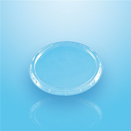 Lid for Sauce cup 70,3mm 50 - 80 - 100cc Round Transparent Proppy - Horecavoordeel.com