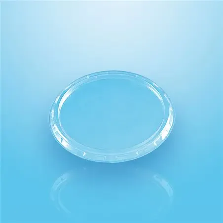 Lid for Sauce cup 70,3mm 50 - 80 - 100cc Round Transparent Proppy - Horecavoordeel.com