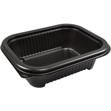 Meal tray Hot Deli Deluxe Base Large Black 375cc - Horecavoordeel.com