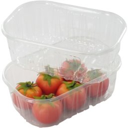 Strawberries Tray 143x095x50 Transparent 250cc - Horecavoordeel.com