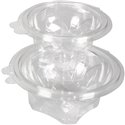 Saladbowl 150cc round with fixed Lids Leakprowith Transparent - Horecavoordeel.com