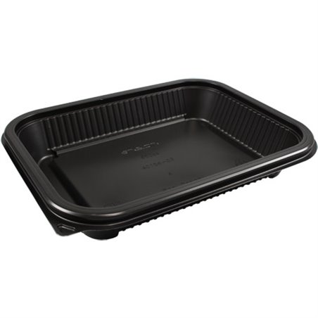 Meal tray Hot Deli Deluxe Base Large Black 650cc - Horecavoordeel.com