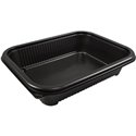 Meal tray Hot Deli Deluxe Base Large Black 1000cc - Horecavoordeel.com