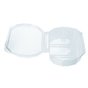 Salad container 8 angled Included Lid 500cc - Horecavoordeel.com