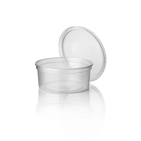 Salad trays - containers 115 Series 350cc PP Transparent Injection 115/50 - Horecavoordeel.com