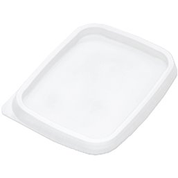 Microwave container - 1000cc 2 compartments - 182 series wide white