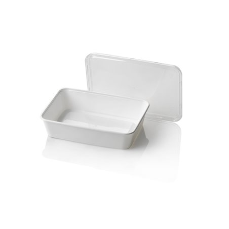 Microwave Meal containers - Bins 173 Series 500cc Rectangle PP White - Horecavoordeel.com