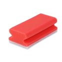 Scourer Scratch-free Pro61-1 Pink/White 7x15cm - Horecavoordeel.com