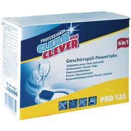 Dishwashing tablets C&c Pro125 6 In 1 - Horecavoordeel.com