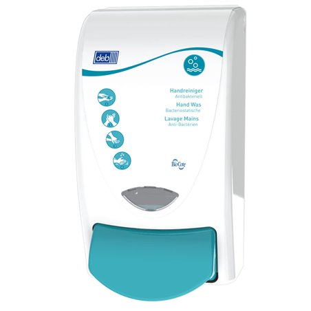 Dispenser voor Deb Purebac Foamwash 1 Liter Groen Horecavoordeel.com