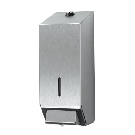 Soap Dispenser Euro Rvs Refillable 1 Liter - Horecavoordeel.com