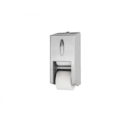 Toilet paper Dispenser Tork Twin Rvs - Horecavoordeel.com