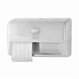 Toilet paper Dispenser Euro Duo Pearl White - Horecavoordeel.com