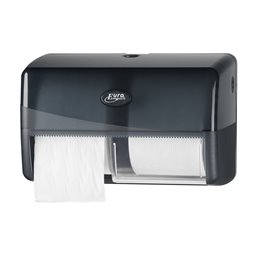 Toilet paper Dispenser Coreless Euro Duo Euro Pearl Black - Horecavoordeel.com