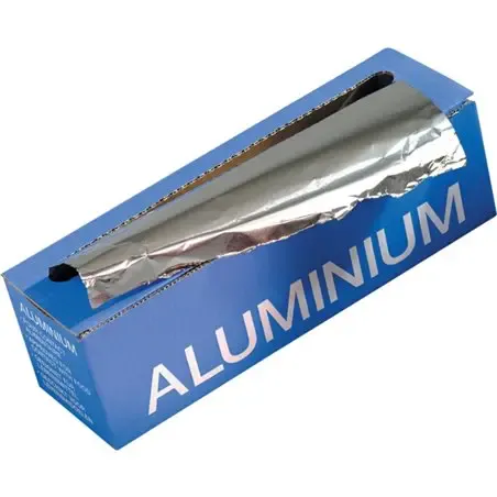 Aluminium Foil 30cm 14my 1,6kg blue box Cutterbox - Horecavoordeel.com