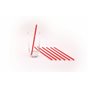 Stirring rod red 165mm - Horecavoordeel.com