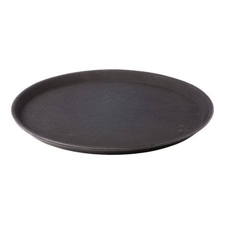 Serving Tray Round 35cm Black - Horecavoordeel.com