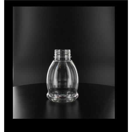 Pet Bottle Transparent 250cc little bulb - Horecavoordeel.com