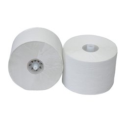 Toilet paper Blank Cap Rolle 1 Layers (EM) Crepe 150m 1086 Sheets - Horecavoordeel.com