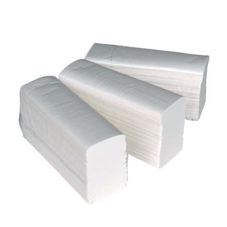 Towel Mini-folded Cellulose (EM) 2 layer White - Horecavoordeel.com