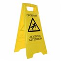 Safety Board Smooth Floor Yellow - Horecavoordeel.com