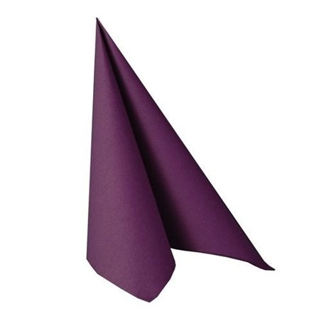 Napkins Purple 33x33cm 2 Layers 1-4 fold - Horecavoordeel.com