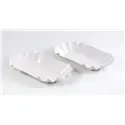 Schulpbakje Karton Wit 190 x 110 x 30mm Horecavoordeel.com