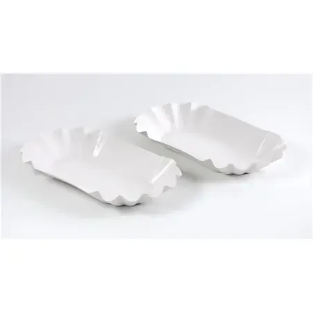 Schulpbakje Karton Wit 190 x 110 x 30mm Horecavoordeel.com