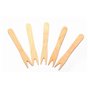 Wooden French fries Forks (fsc) 85mm Dispenser Box (Small package) - Horecavoordeel.com