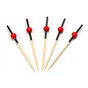 Bamboo Prickers Black with small red bulb 70mm - Horecavoordeel.com