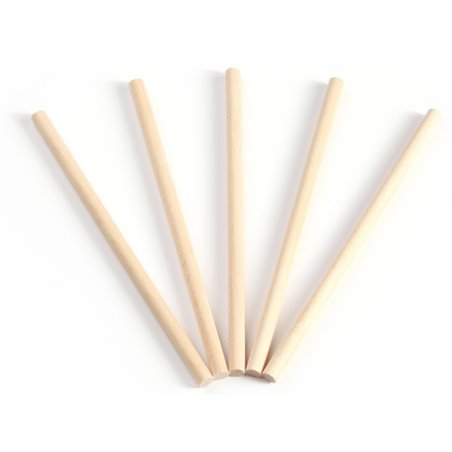 Round Stick Wood (fsc) ø 4,5x110mm - Horecavoordeel.com