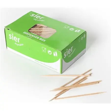 Wooden cocktail Prickers (fsc) 65mm - Horecavoordeel.com