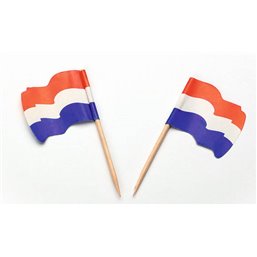 Vlag Prikkers "Nederland" Wapperend Horecavoordeel.com