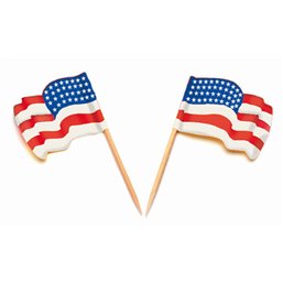 Flag Prickers Usa Waving - Horecavoordeel.com