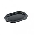 Catering platters - trays octagonal 35cm Pet Black - Horecavoordeel.com