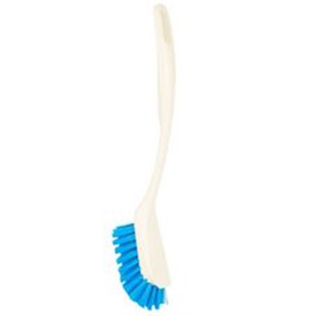 Design Dishwashing brush Polyester Fiber, Medium 255x35x60mm Blue - Horecavoordeel.com