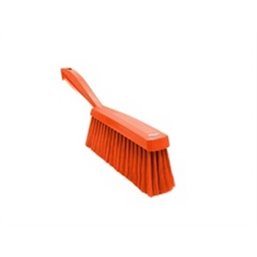 Medium Hand sweeper Polyester Fiber, Medium 330x35x110mm Orange - Horecavoordeel.com