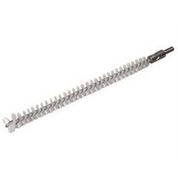 Pipe Brush For Flexible Cable with Polyester Fibers, Medium ø12x200mm, Medium White - Horecavoordeel.com