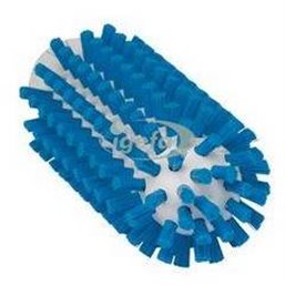 Pipe brush, Helve model Polyester Fiber ø50x140mm, Hard Blue - Horecavoordeel.com