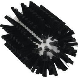 Pipe brush, Helve model Polyester Fiber ø77x155mm, Medium Black - Horecavoordeel.com