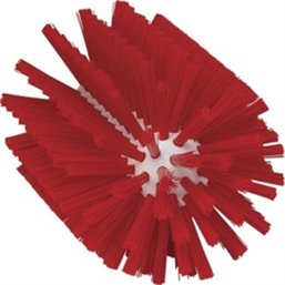 Medium Pijpborstel - Steelmodel Met Polyester Vezels ø103x170mm Rood Horecavoordeel.com