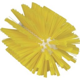 Pipe brush, Helve model Polyester Fiber ø103x170mm, Medium Yellow - Horecavoordeel.com