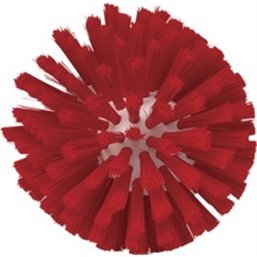 Medium Wormhuisborstelkop Met Polyester Vezels ø135x130mm Rood Horecavoordeel.com