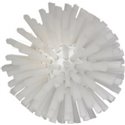 Worm house brush head Polyester Fiber, Medium ø135x130mm White - Horecavoordeel.com