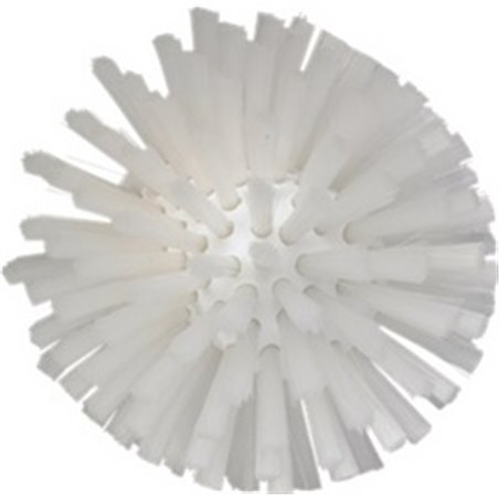 Worm house brush head Polyester Fiber, Medium ø135x130mm White - Horecavoordeel.com